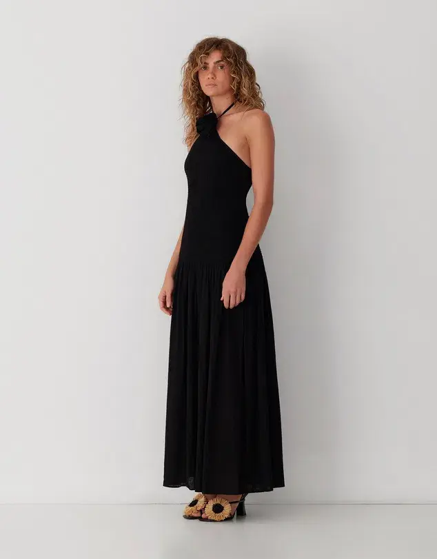 The Wolf Gang Siesta Maxi Dress Noir Size AU 8 - Image 3