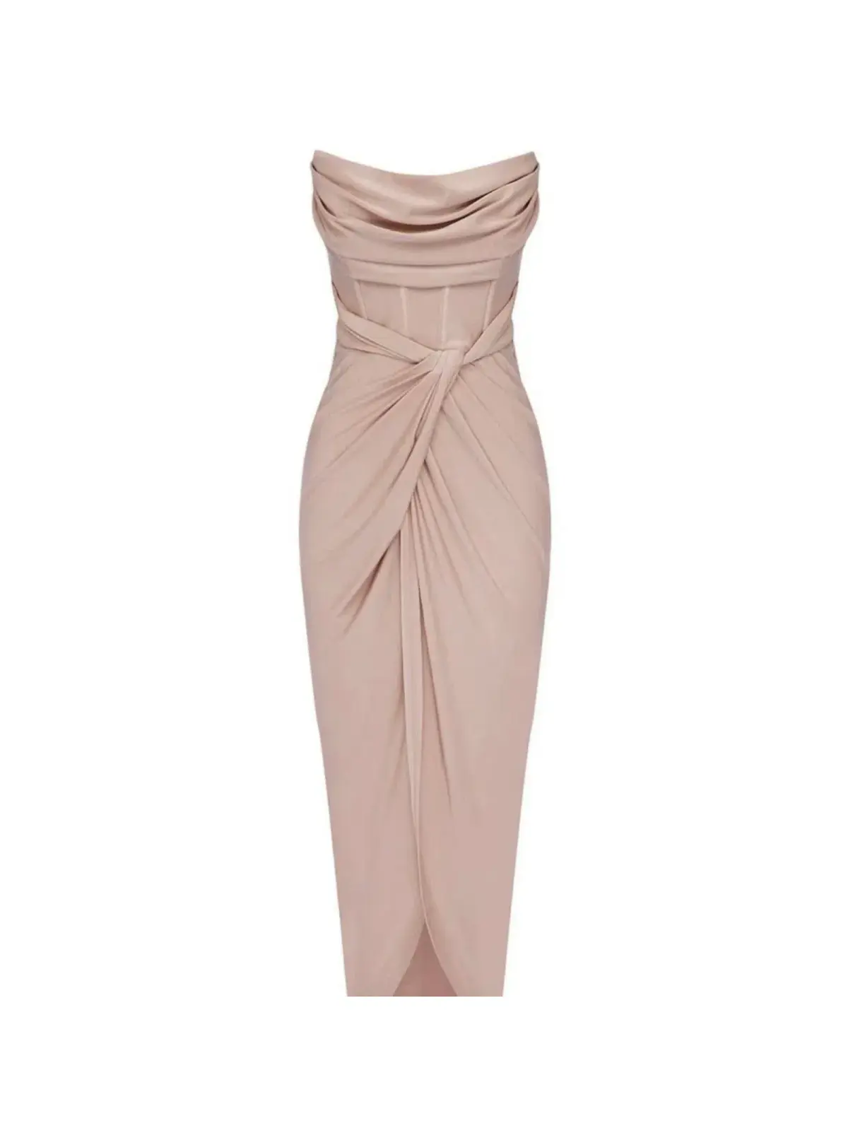 Sheike Cosmopolitan Dress in Blush Size AU 14  - Image 3