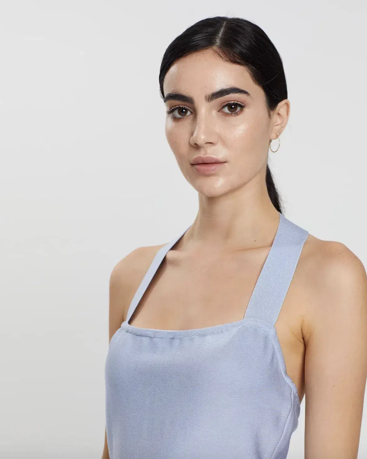Misha Julia Midi Dress Sky Blue Size 12 - Image 5
