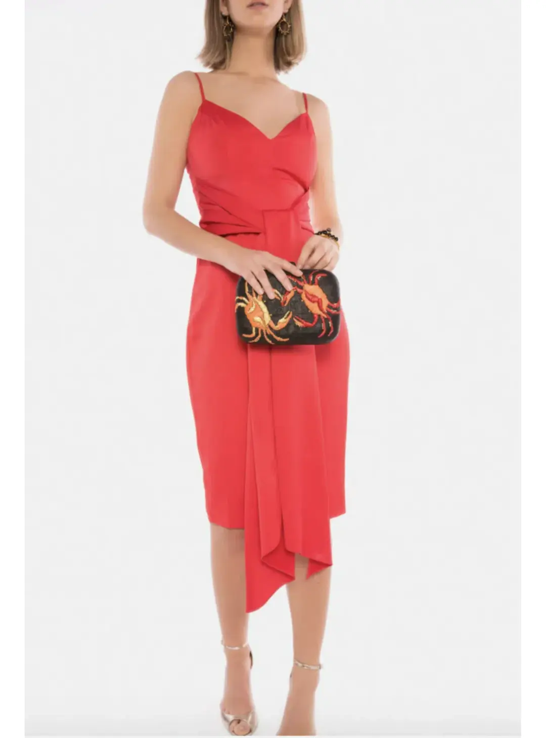 Misha Danielle Dress Red Size 4  for rent on The Volte - main image