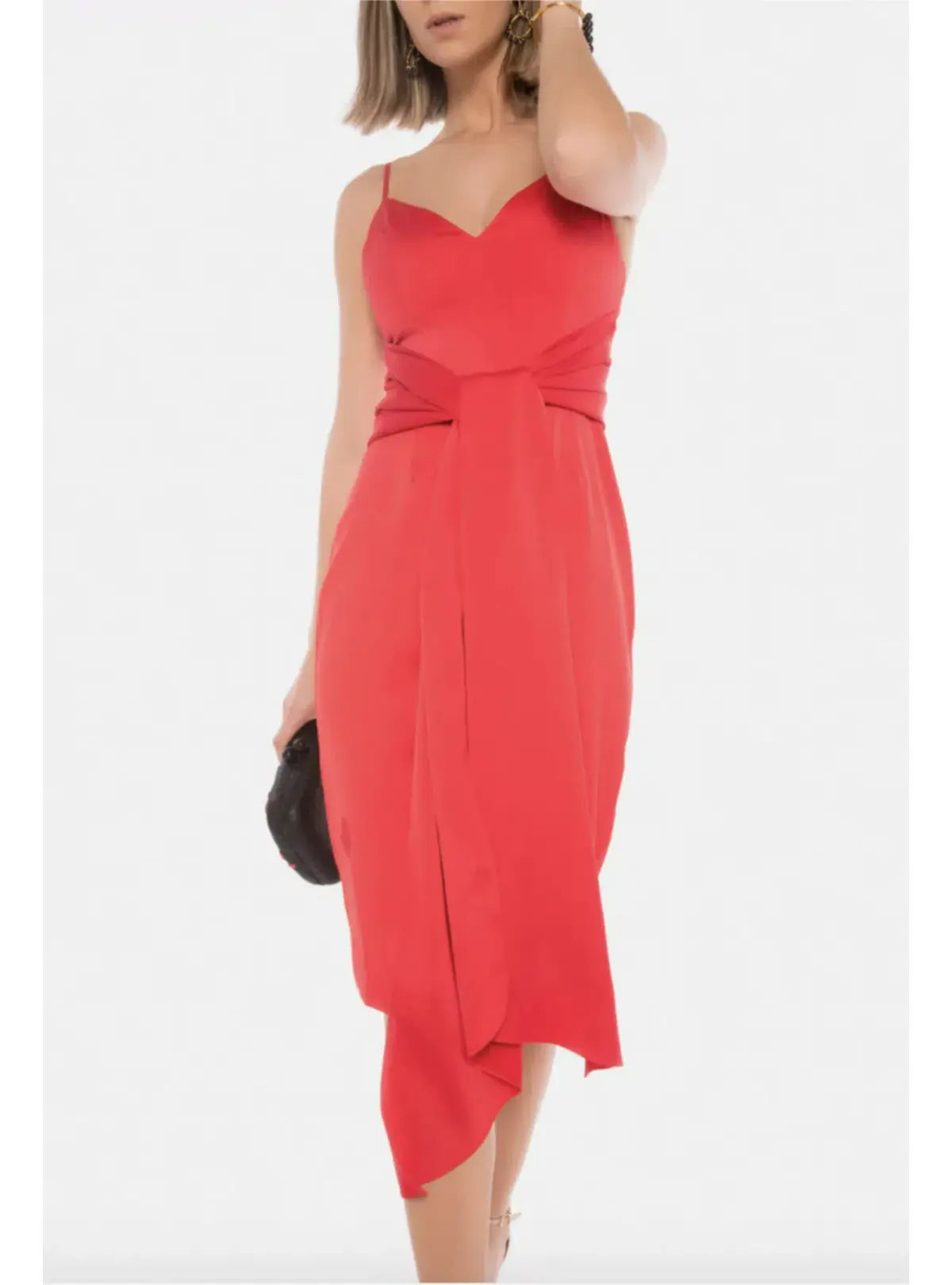 Misha Danielle Dress Red Size 4  - Image 3