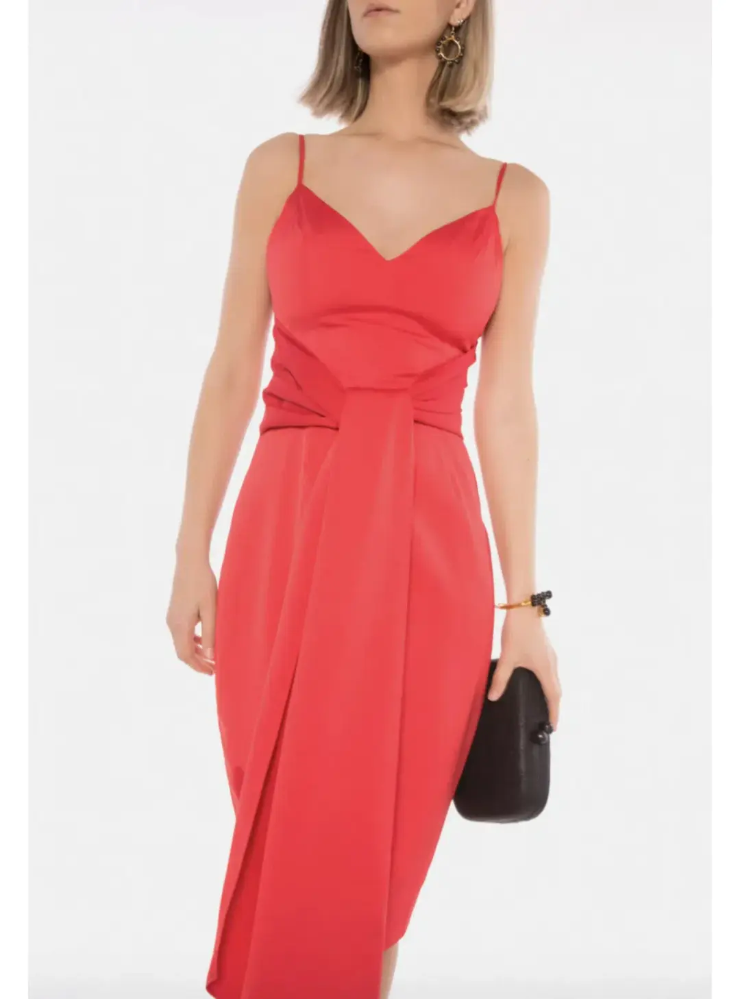 Misha Danielle Dress Red Size 4  for rent on The Volte - main image