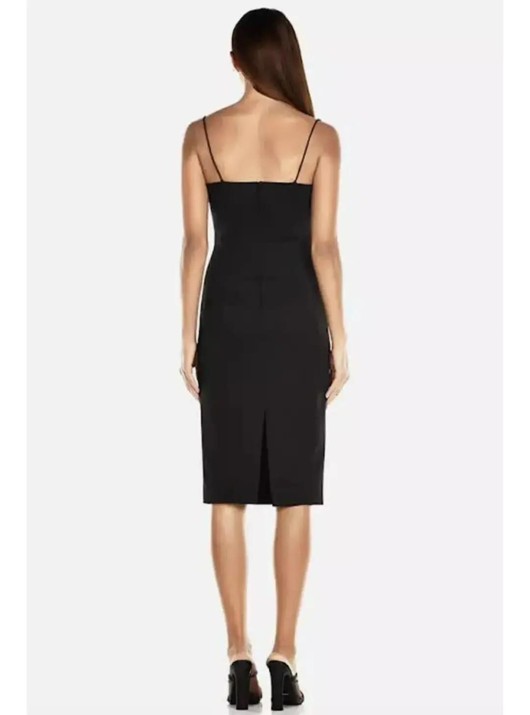 Misha Sophie Midi Dress Black Size 4  for rent on The Volte - main image