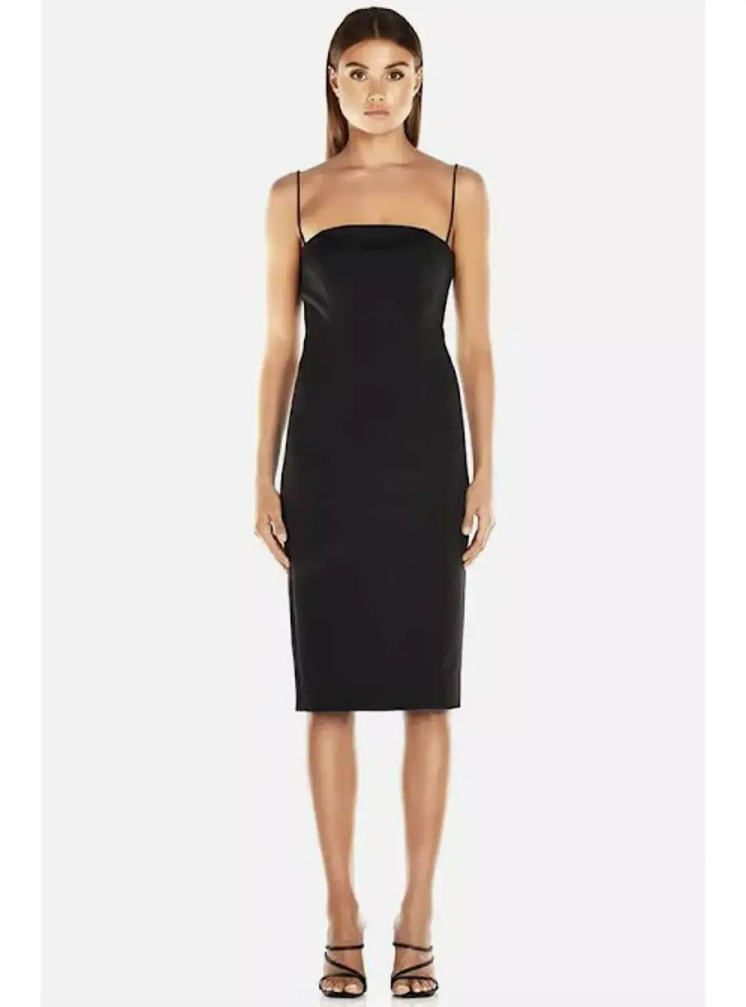 Misha Sophie Midi Dress Black Size 4  for rent on The Volte - main image