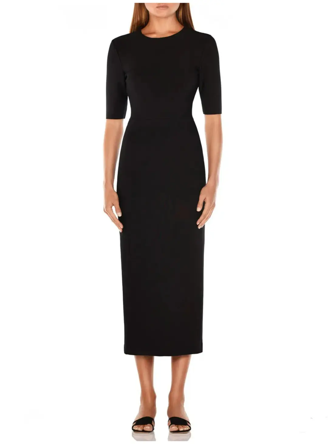 Misha Brodie Midi Dress Black Size AU 8  for rent on The Volte - main image