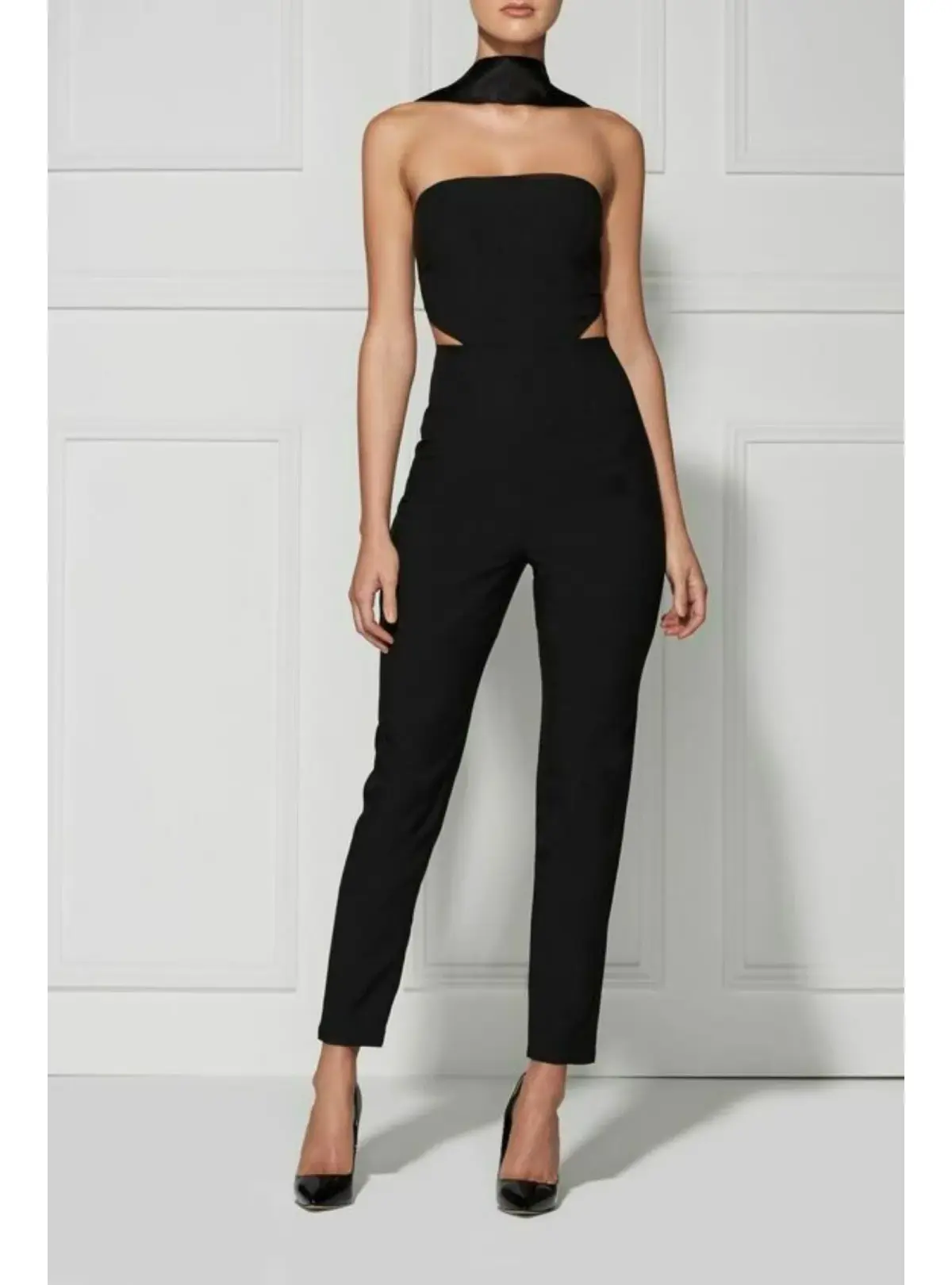 MISHA Christa Pantsuit Black Size 8  - Image 1