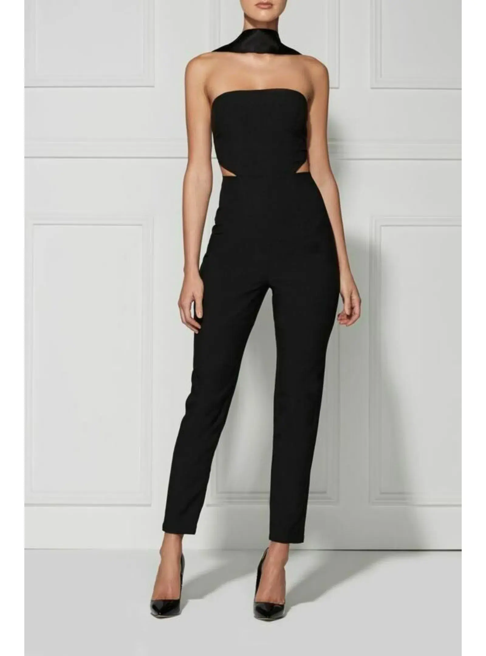 MISHA Christa Pantsuit Black Size 8  - Image 1