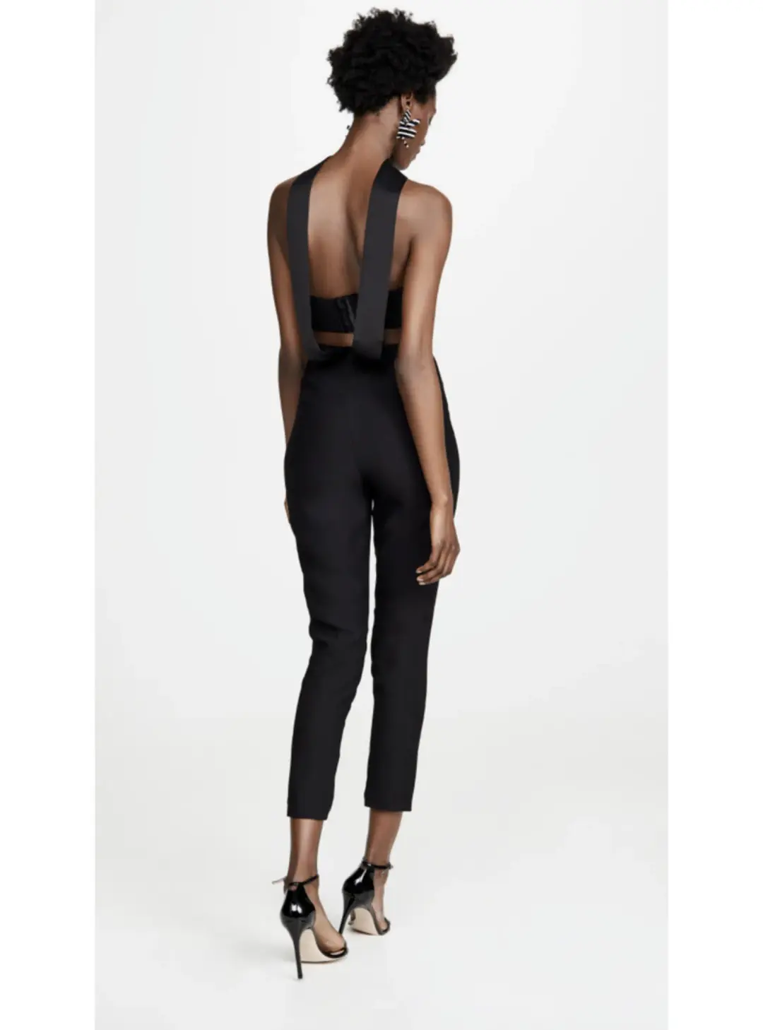 MISHA Christa Pantsuit Black Size 8  for rent on The Volte - main image