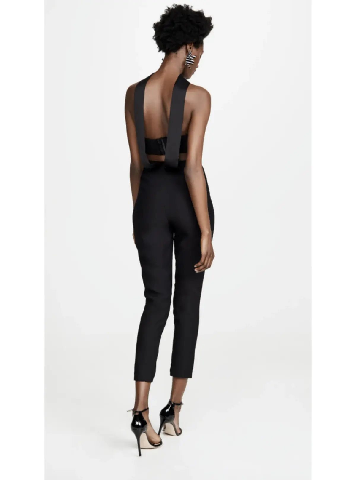 MISHA Christa Pantsuit Black Size 8  - Image 4