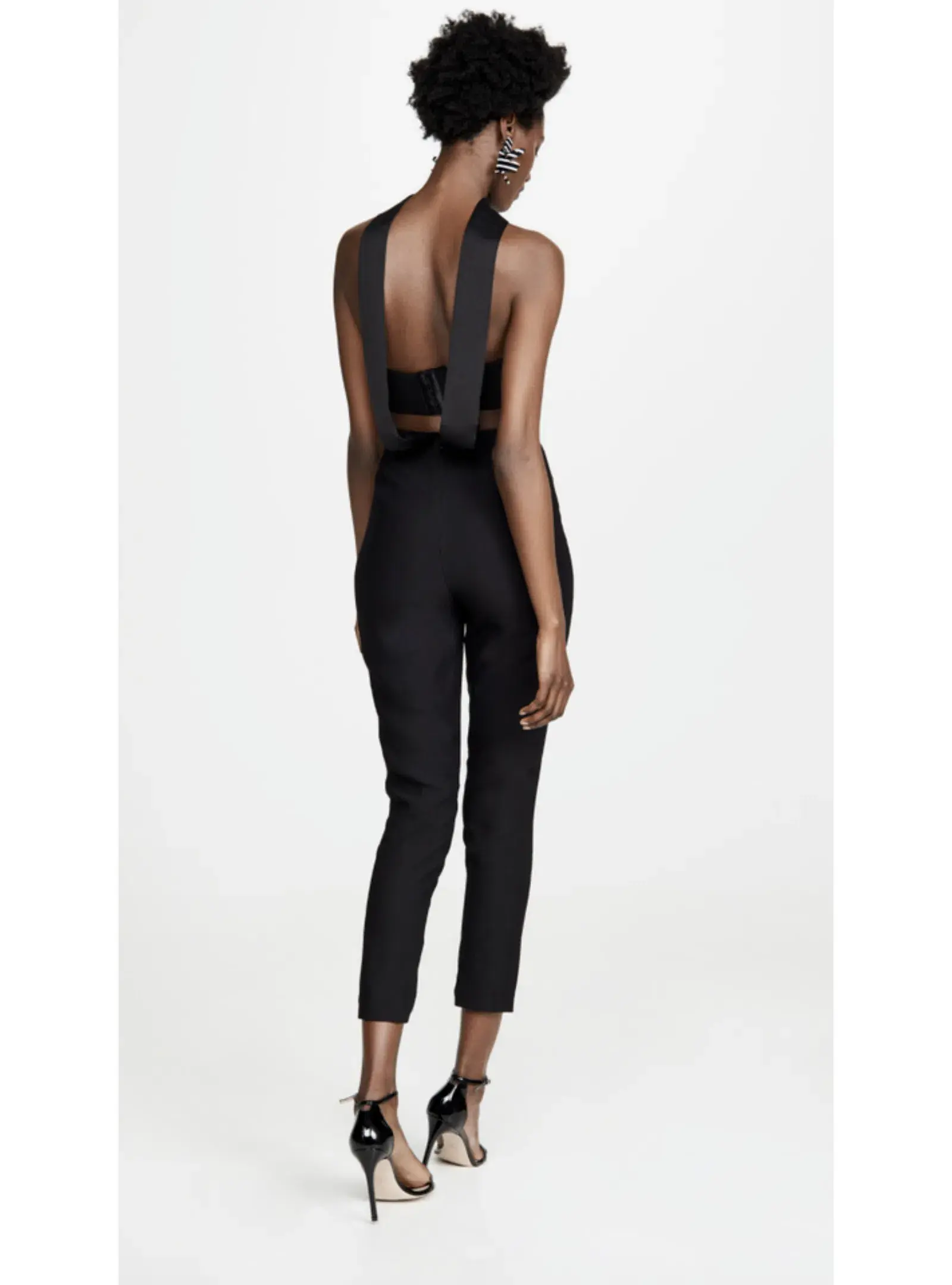 MISHA Christa Pantsuit Black Size 8  - Image 4