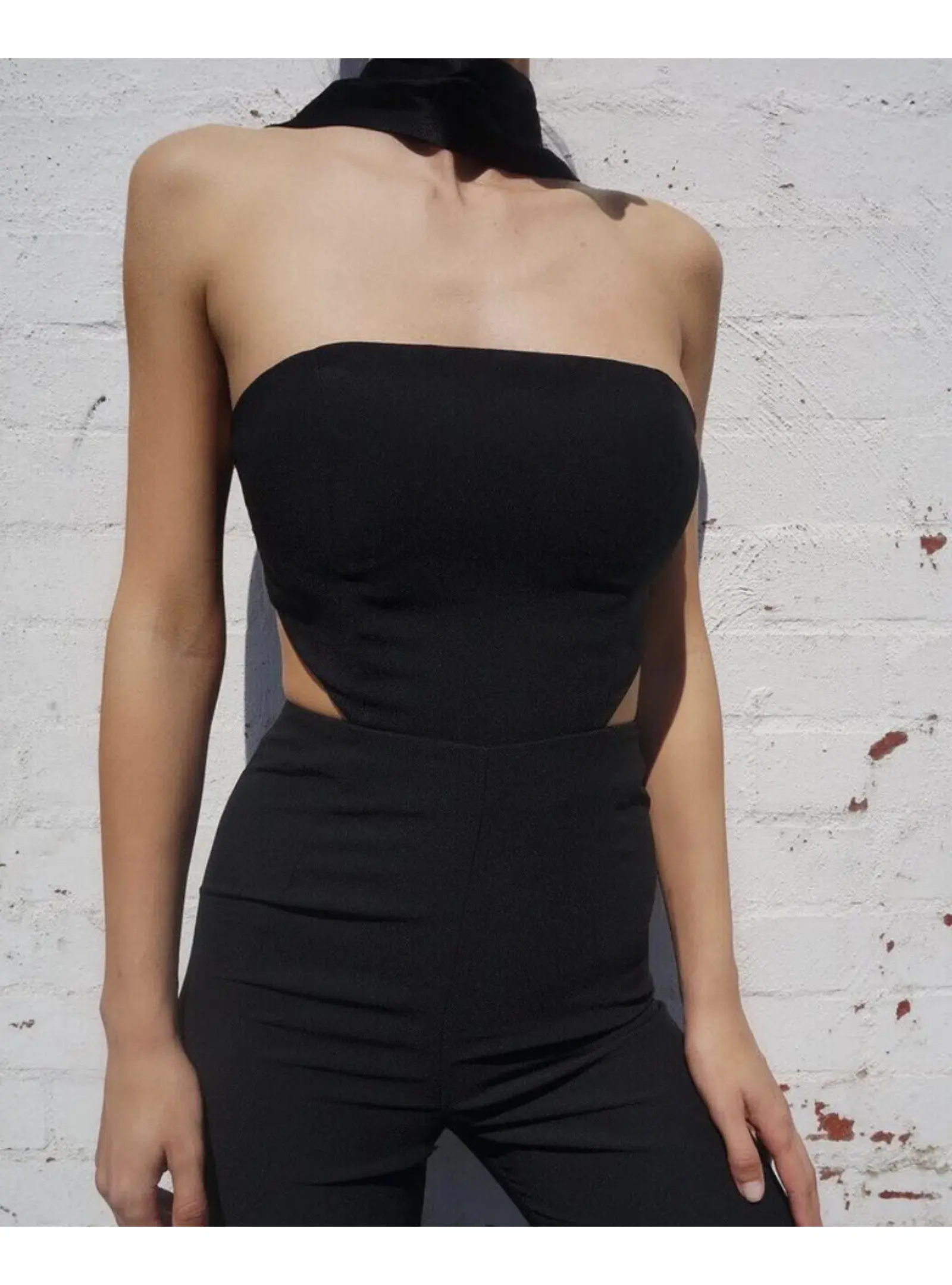 MISHA Christa Pantsuit Black Size 8  - Image 2