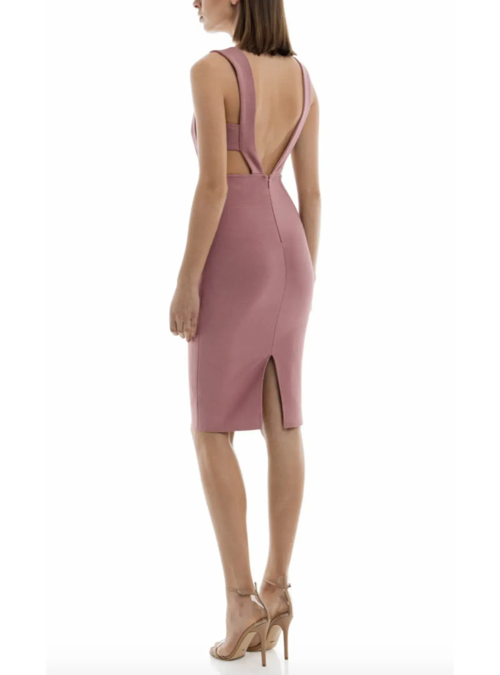 Misha Maxwell Dress Dusty Rose Size 10  - Image 4