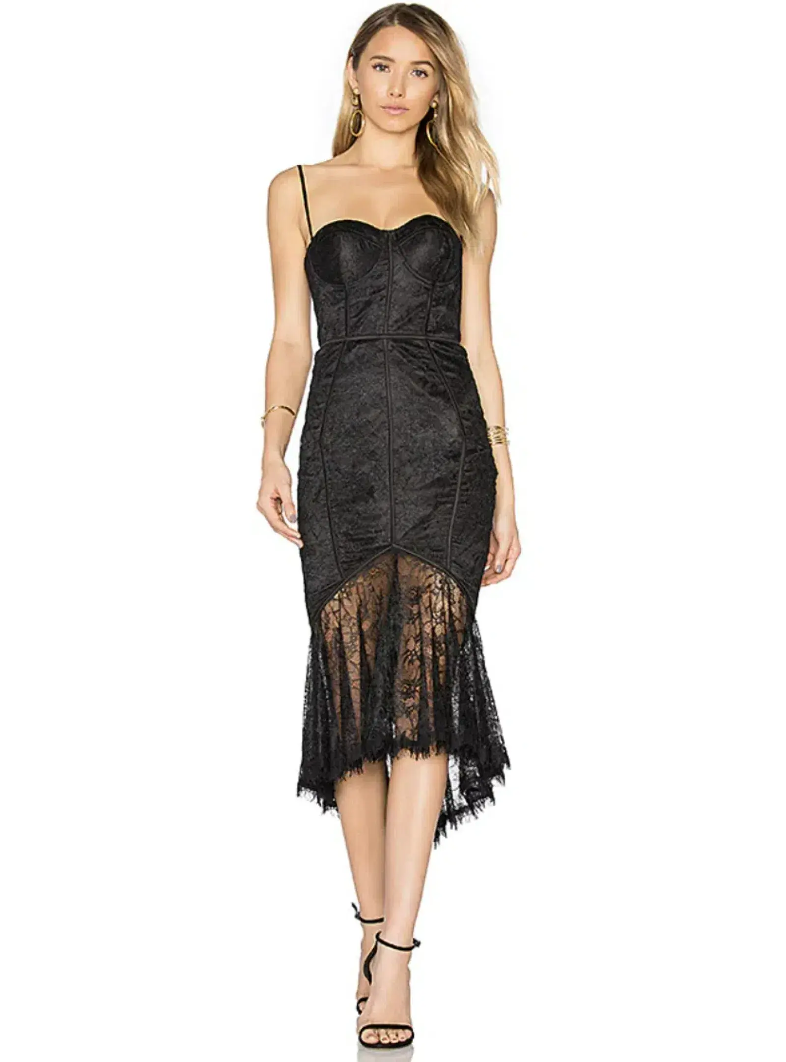 Misha Darlene Dress Black Size AU 14  - Image 1