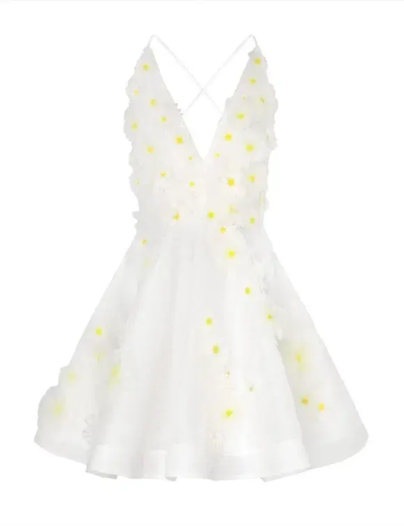 Zimmermann Matchmaker Daisy Mini Dress Ivory Size 2 / AU 12  - Image 5