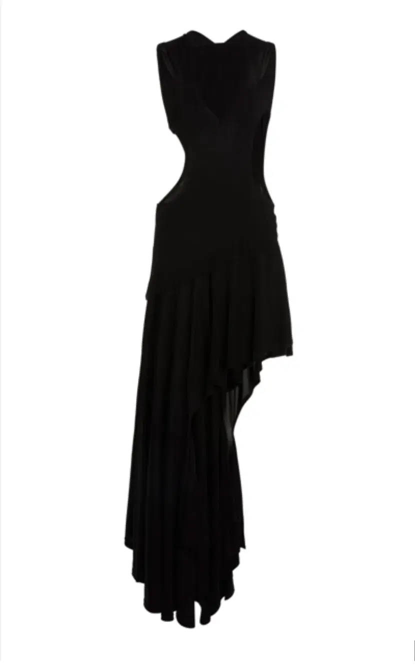 Christopher Esber  Asymmetric Hem Dress Black Size 14 AU - Image 5