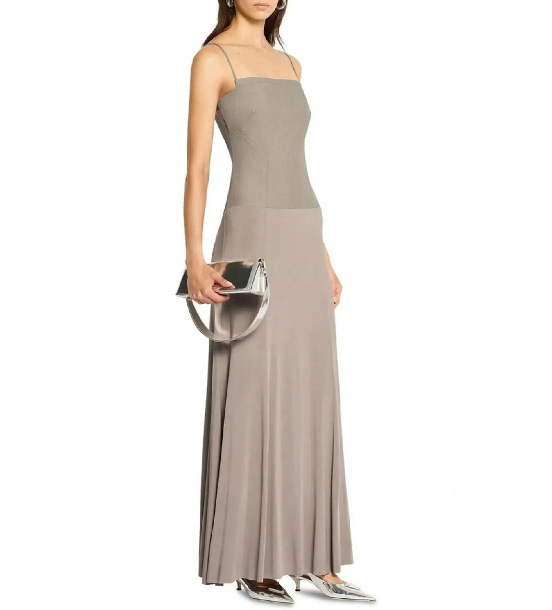 Sass & Bide On Your Mind Maxi Dress Soft Taupe Size 8 - Image 2