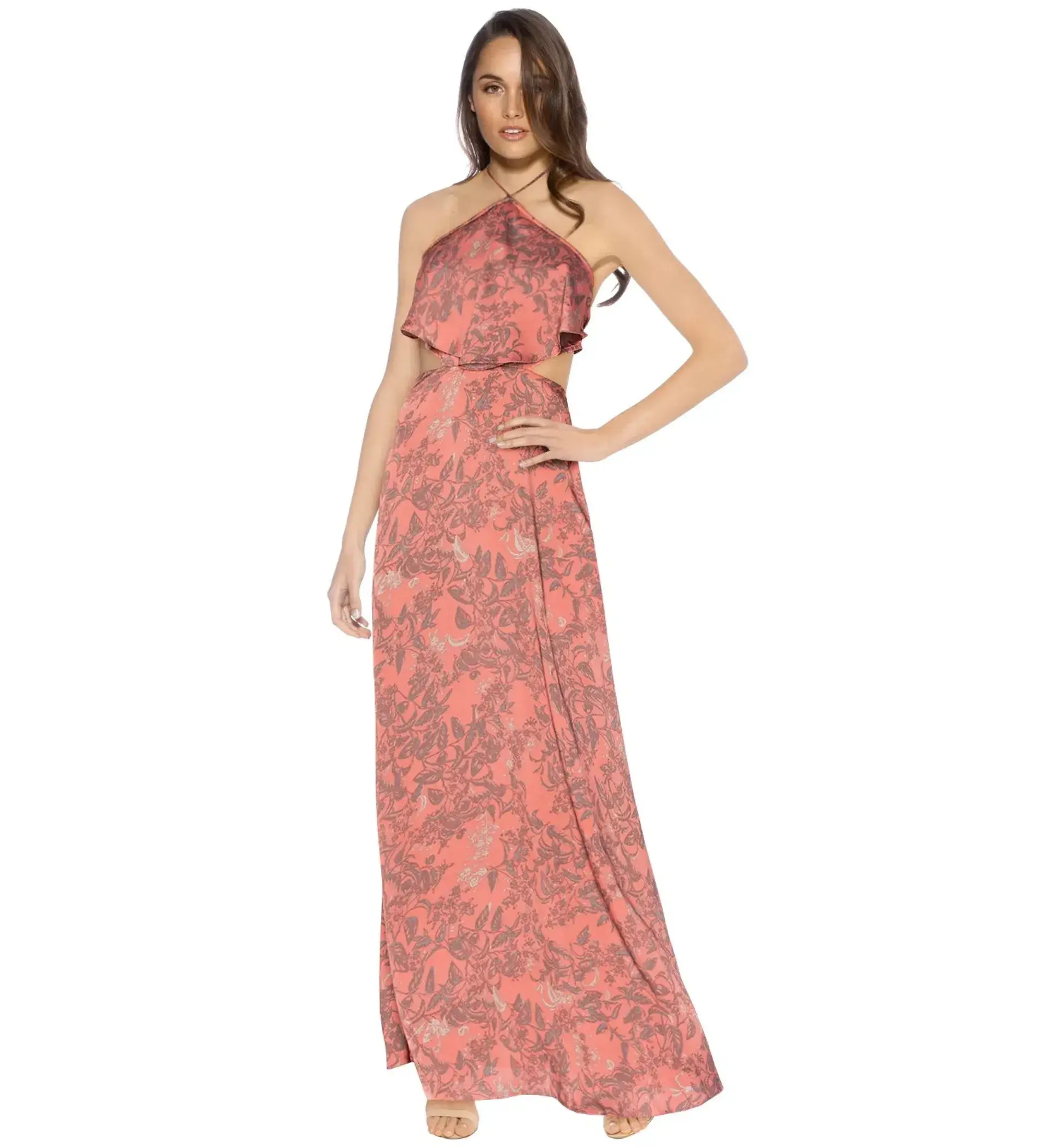 House of Harlow Zoe Halter Dress Pink Size 8  - Image 1