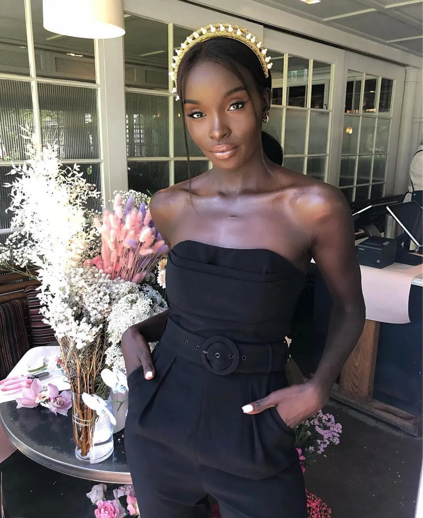 Sheike Audrey Jumpsuit Black Size 14 - Image 2