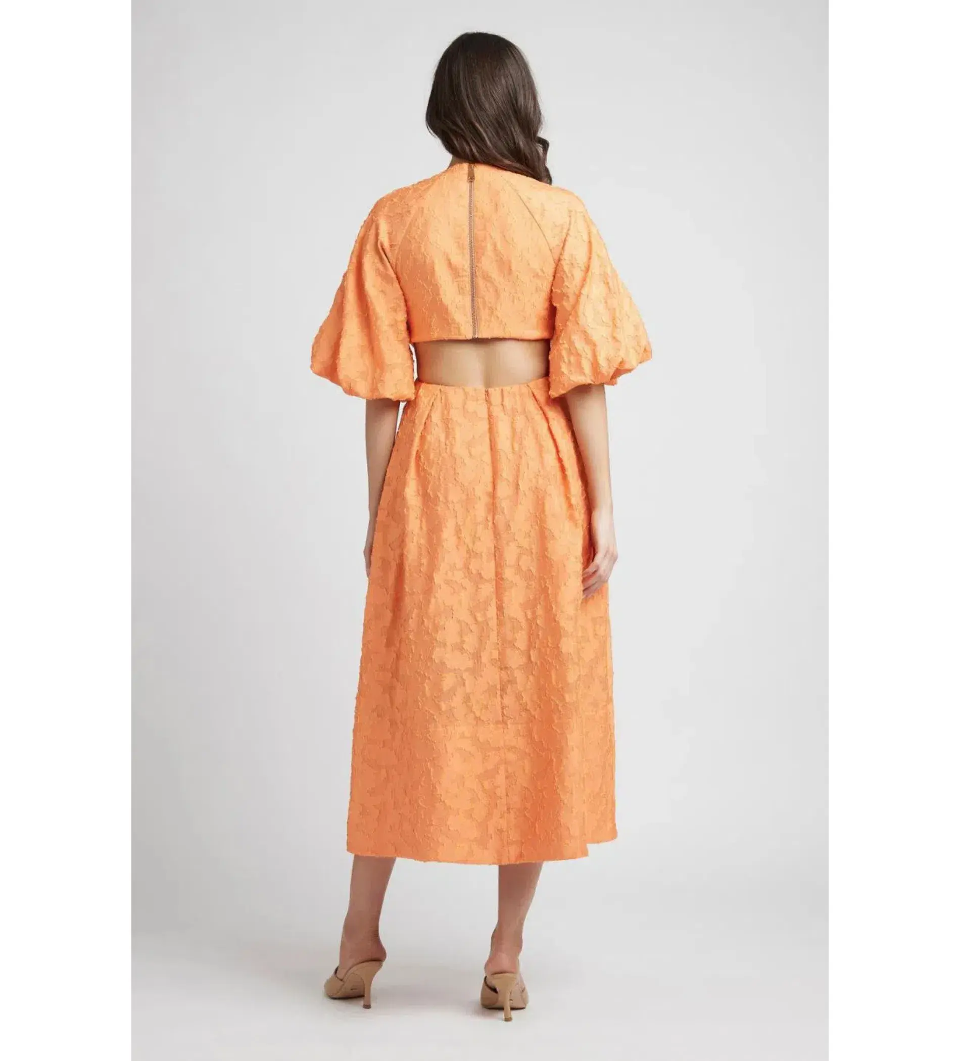 Sheike Estate Dress Tangerine Size AU 12 - Image 2