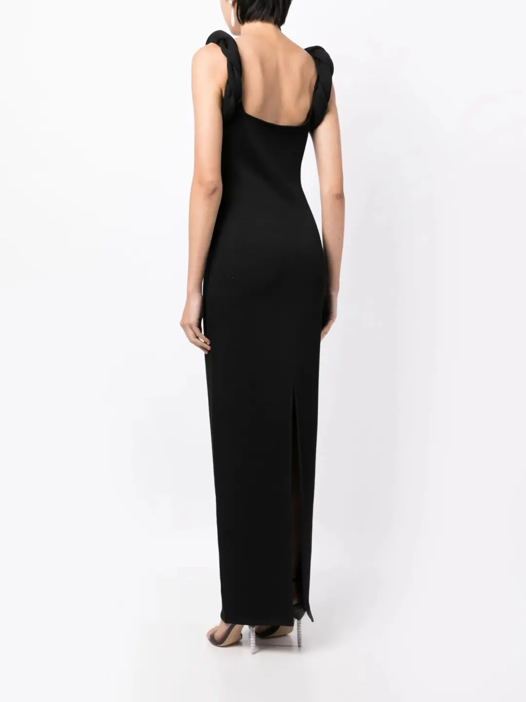 Rachel Gilbert Rosetta Gown in Black Size 10 for rent on The Volte - main image