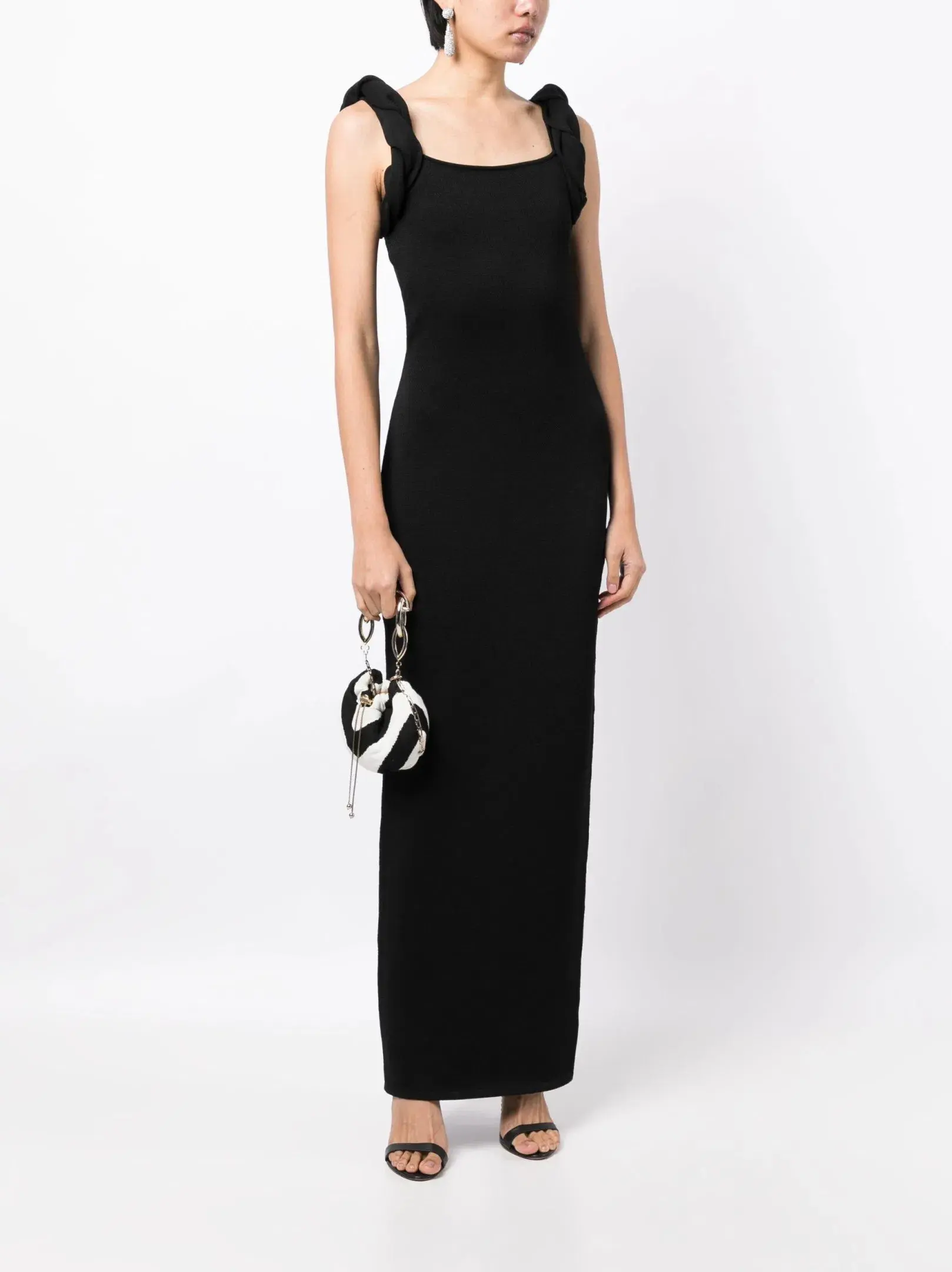 Rachel Gilbert Rosetta Gown in Black Size 10 - Image 1
