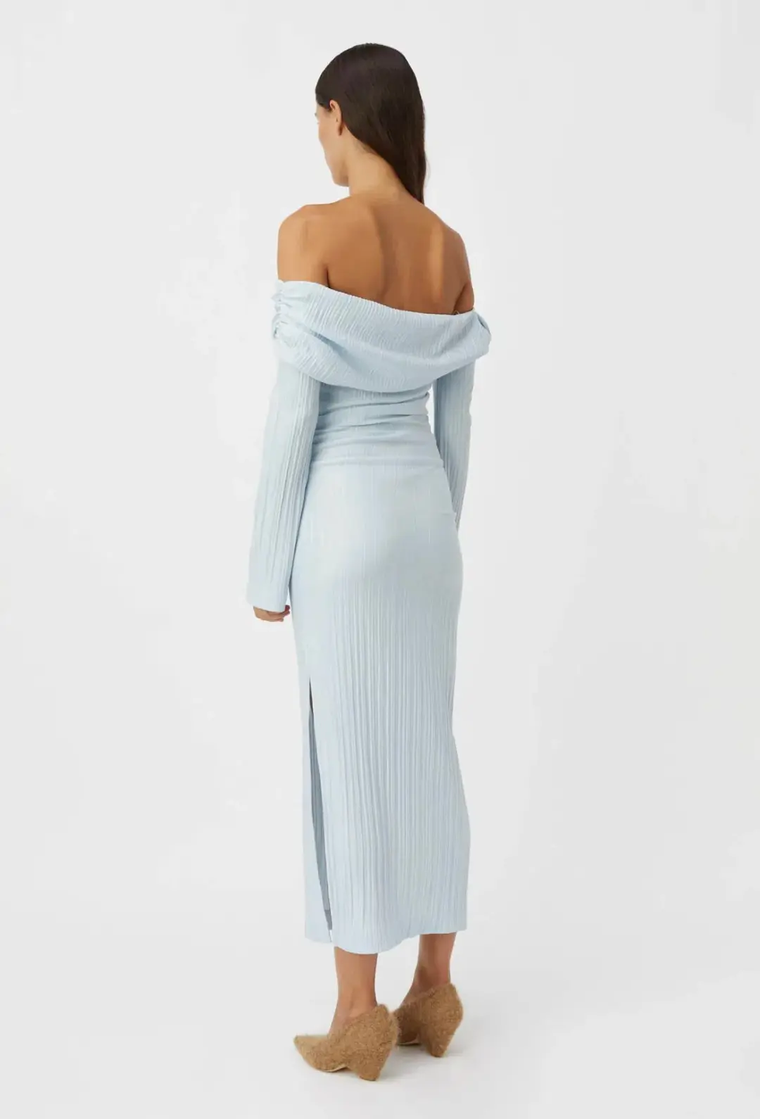 Camilla and Marc Shaw Dress Sky Blue Size 8 for rent on The Volte - main image