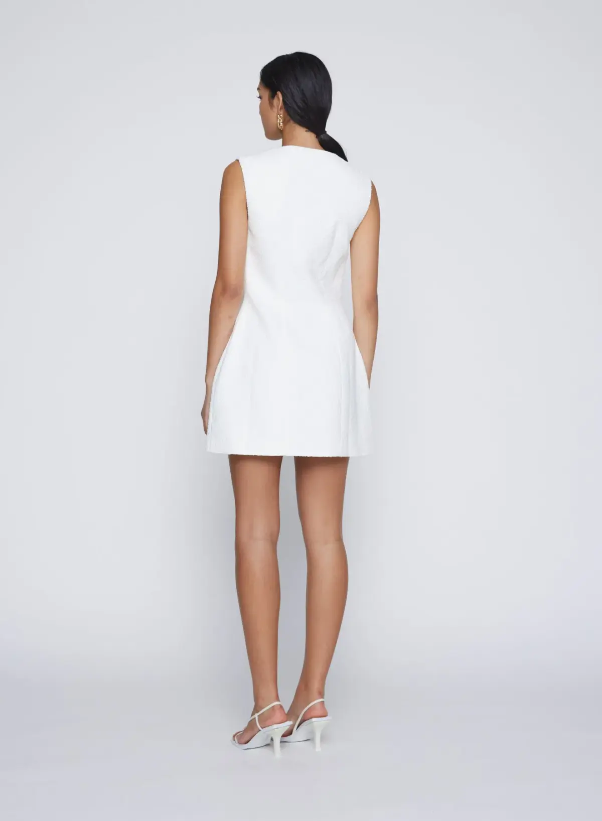 Anna Quan Sofia Mini Dress in Boucle Size 8 - Image 2