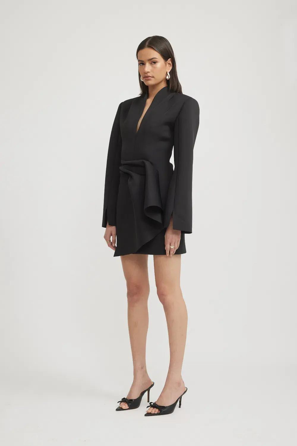 Tojha Nadia Mini Dress Black Size 6 - Image 5