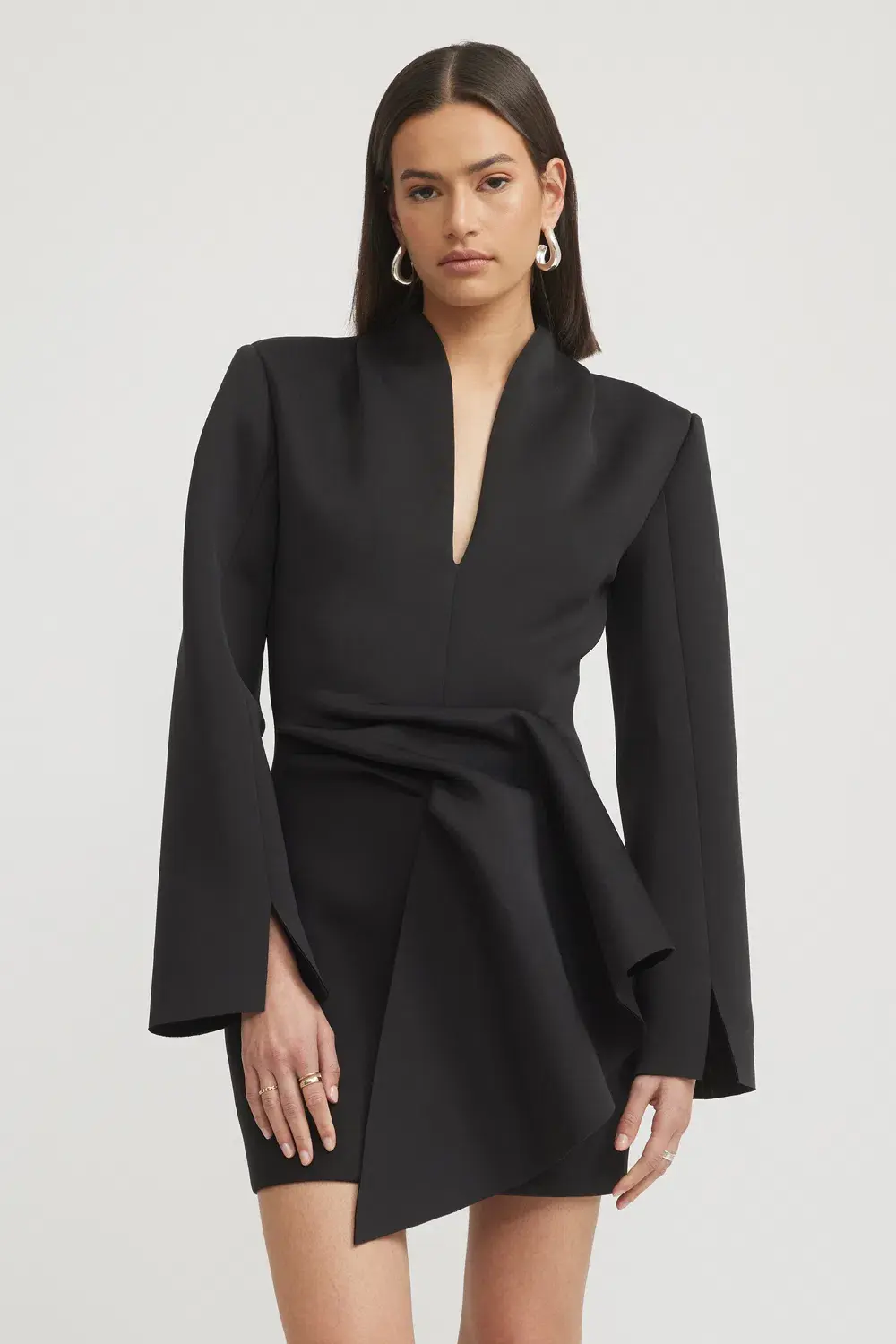 Tojha Nadia Mini Dress Black Size 12 - Image 5