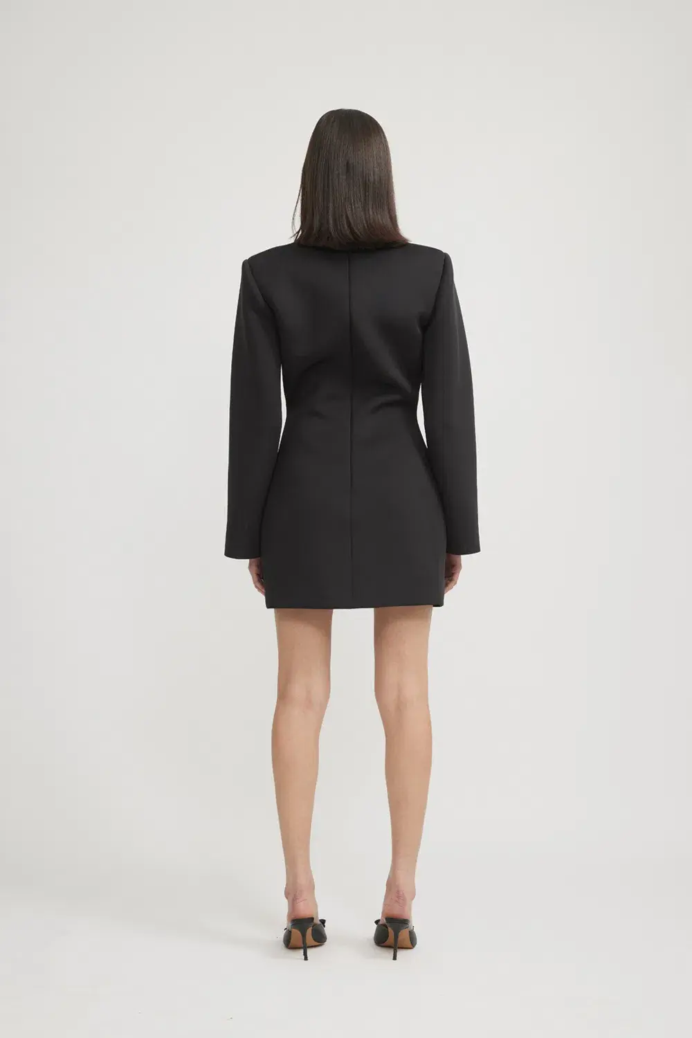 Tojha Nadia Mini Dress Black Size 12 - Image 3