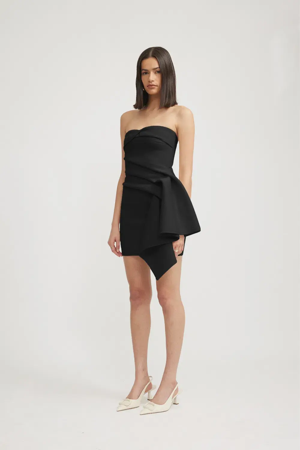 Tojha Nevie Mini Dress Black Size 6 - Image 5