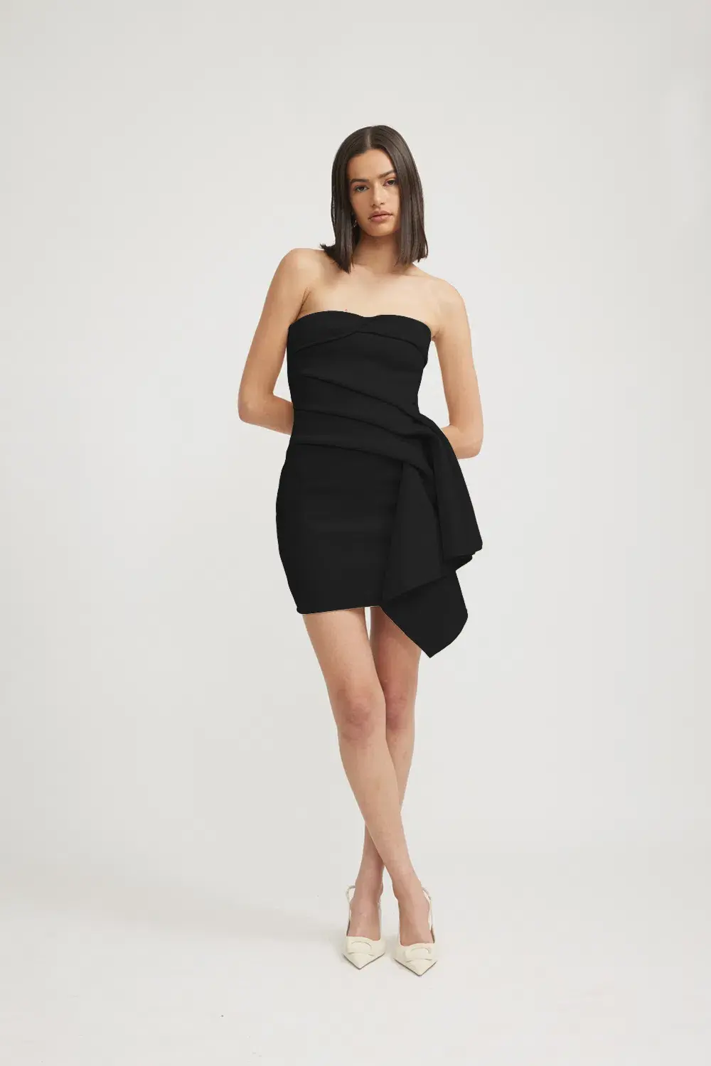 Tojha Nevie Mini Dress Black Size 6 - Image 6