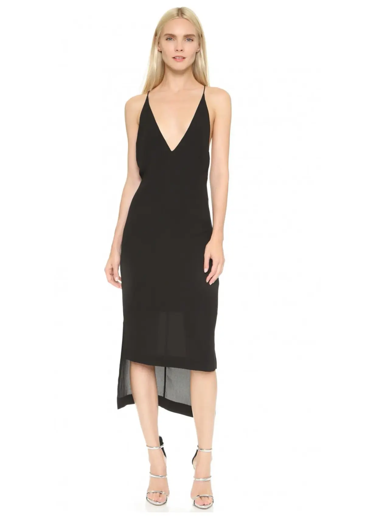 Dion Lee Fine Line Cami Slip Dress Black Size 10  - Image 1