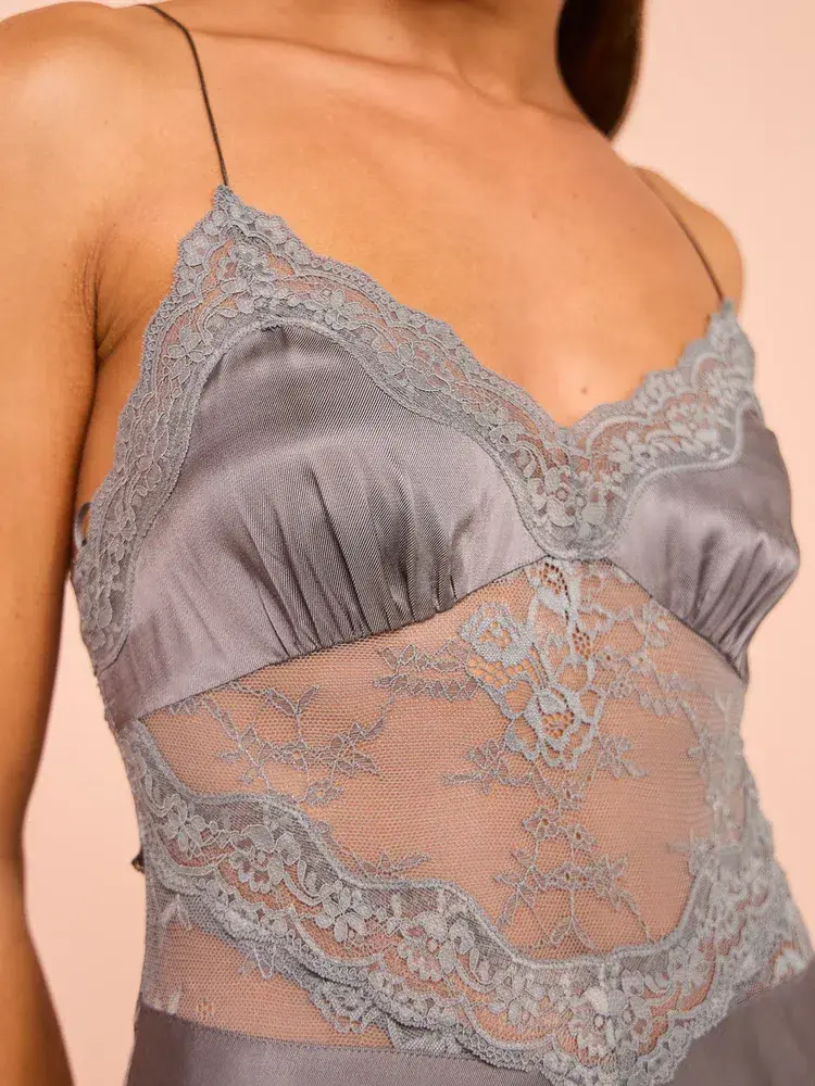 Bec & Bridge Amoras Gown in Grey Size 10 - Image 5