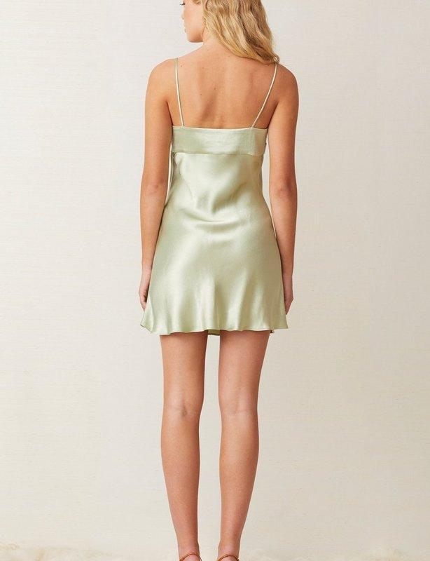 Bec & Bridge Crest Mini Dress  Mint Green Size 10 for rent on The Volte - main image