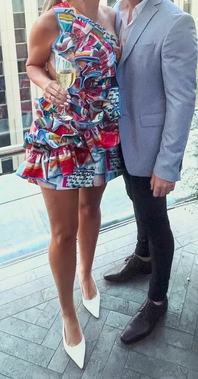 Eliyah The Label Milos Dress Multi Size 8 for rent on The Volte - main image