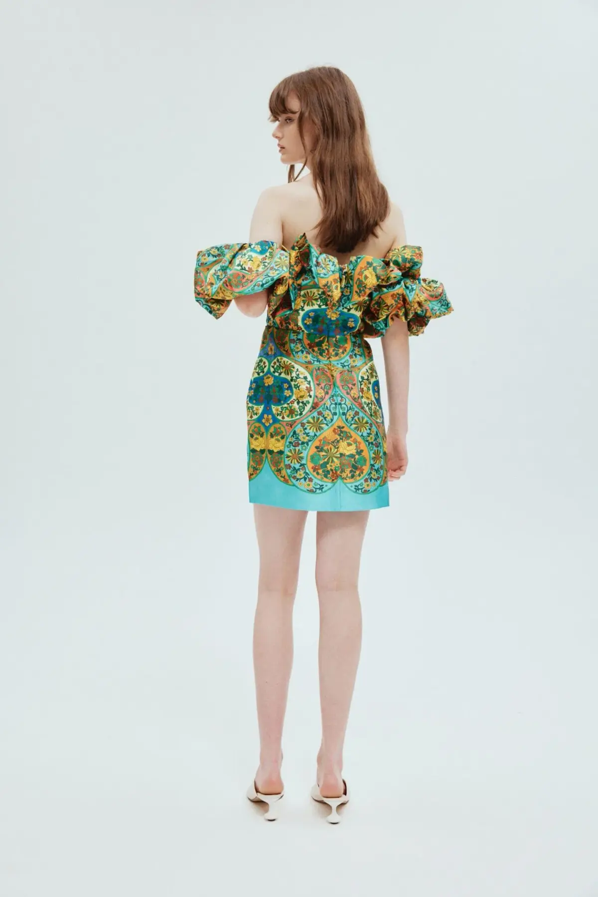 Alemais Sofie Off Shoulder Dress Multi Size 12 - Image 3