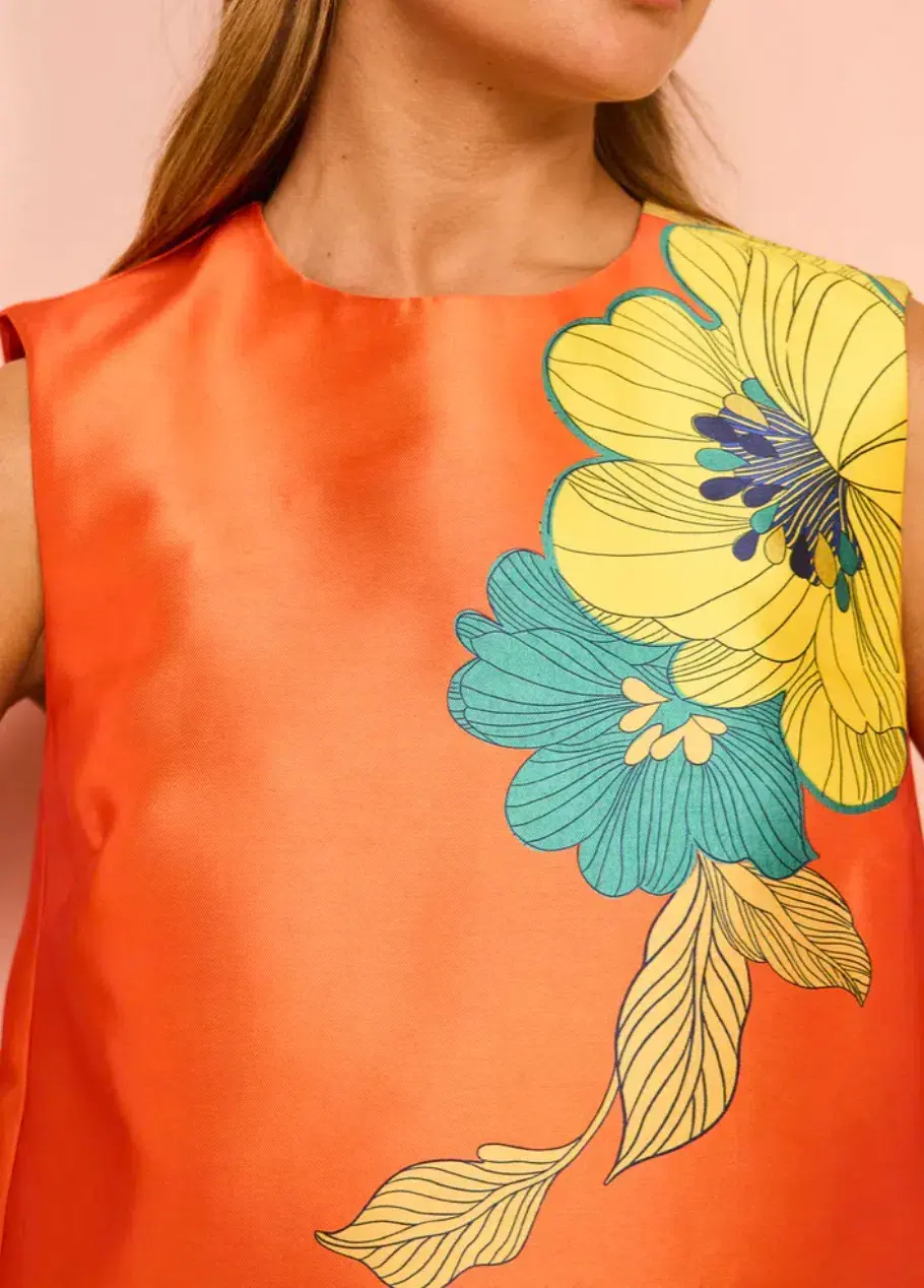 Alemais Piato Mini Dress Floral Size 8 - Image 4