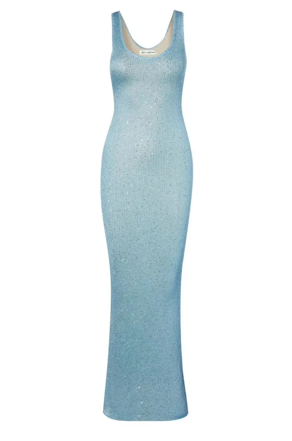 Asta Resort Ana Maxi Dress Blue Sequin Size XS/ AU 6 - Image 5