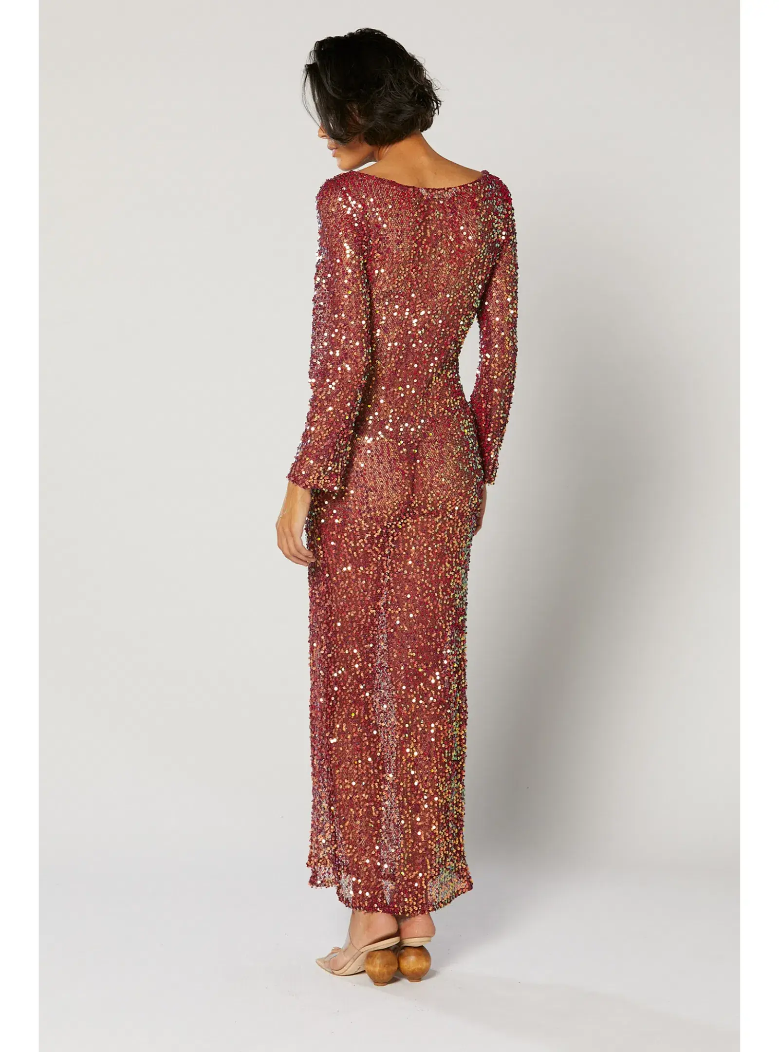 Winona Jiana Classic Dress Burgundy Size AU 6  - Image 2