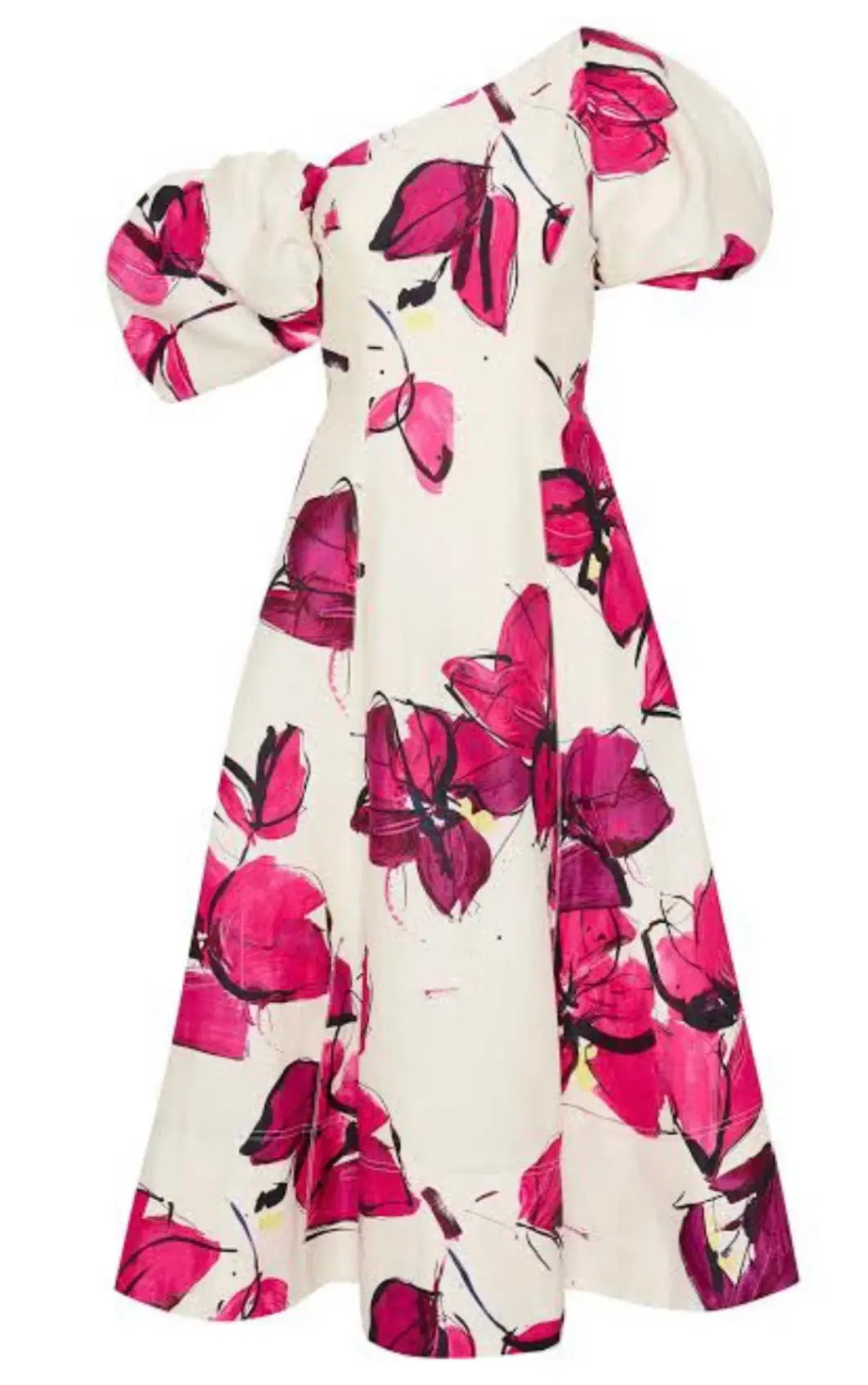 Aje Arista Tulip Midi Dress Floral Size 8 - Image 4