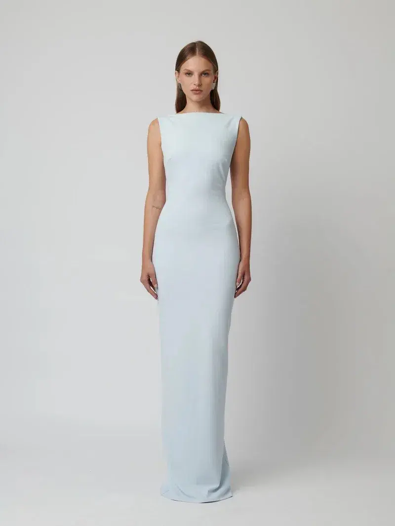 Effie Kats Verona Gown In Ice Blue Size S / AU 8 - Image 2