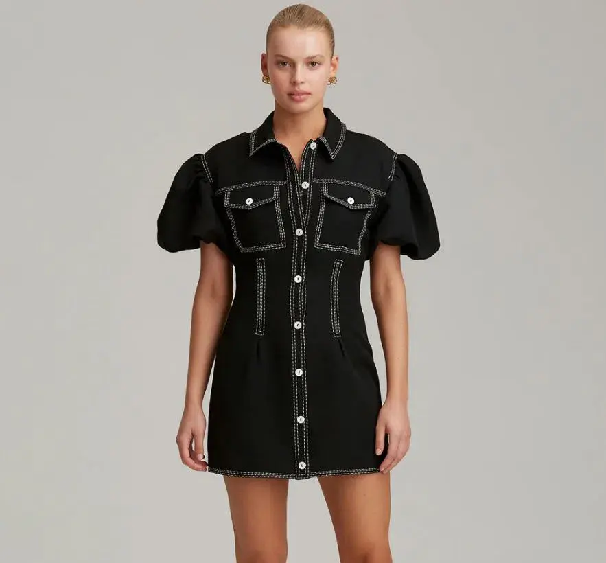 C/MEO Collective Out Of Time Mini Dress Black Size S / AU 8 - Image 3