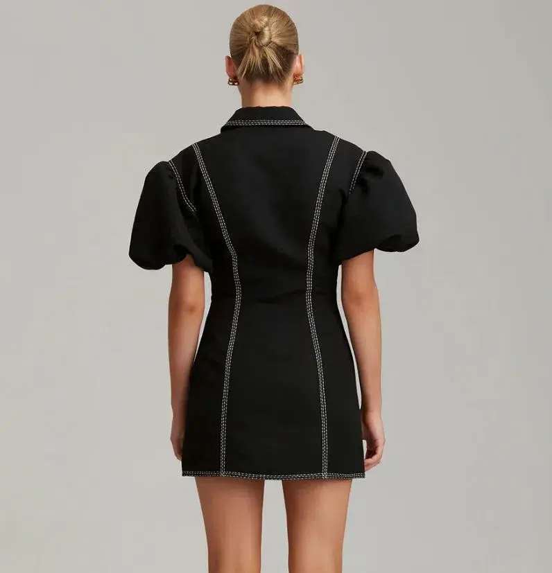 C/MEO Collective Out Of Time Mini Dress Black Size S / AU 8 - Image 2