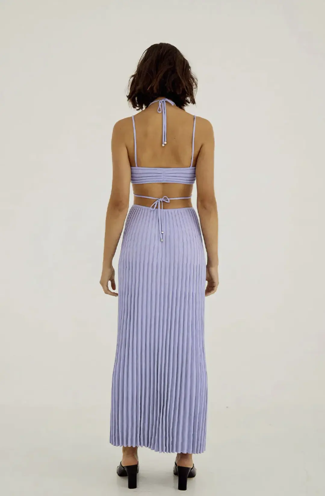 Sovere Abicus Knit Dress in Pale Peri Purple Size S / AU 8 for rent on The Volte - main image