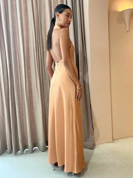 Significant Other Aida Midi Dress In Caramel Size 6 - Image 2