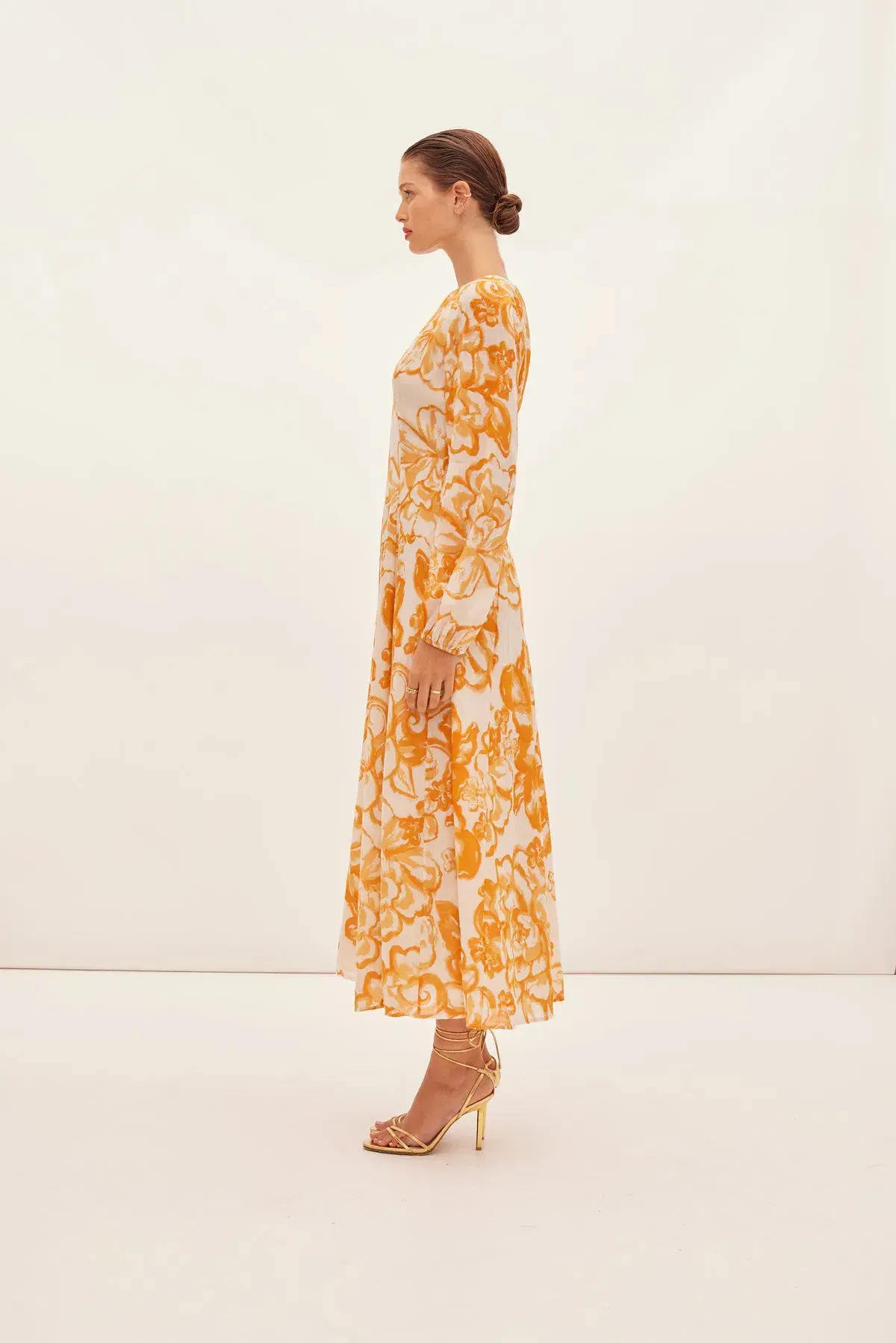 Kate Ford Amarillo Boater Gown Petunia Size 10 - Image 2