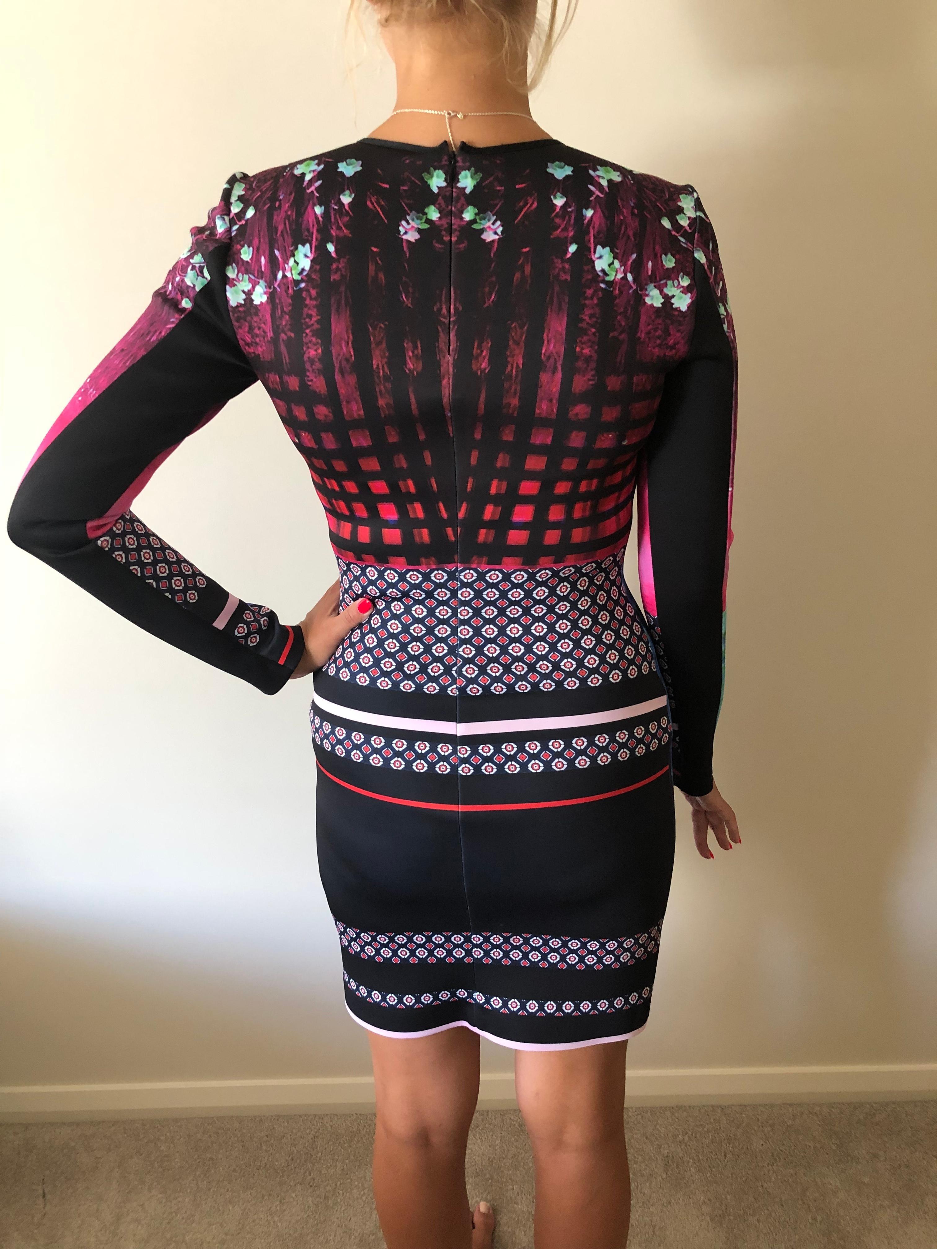 Clover Canyon Enchanted Woodlands Long Sleeve Dress Print Size 8 - Image 5