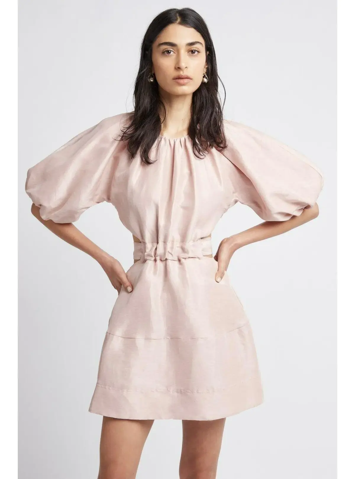 Aje Psychedelia Mini Dress Blush Size AU 8 - Image 2
