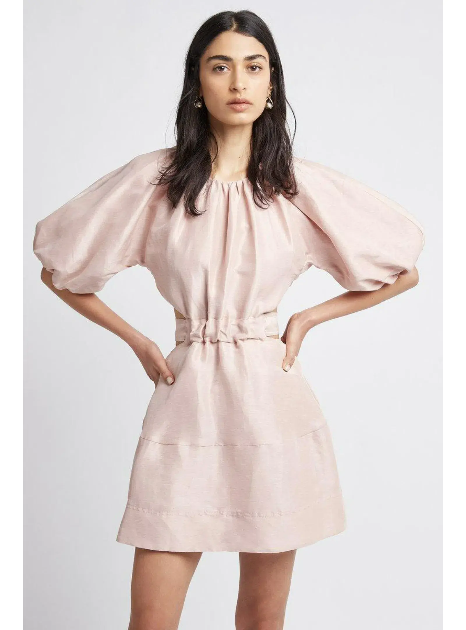 Aje Psychedelia Mini Dress Blush Size AU 8 - Image 2